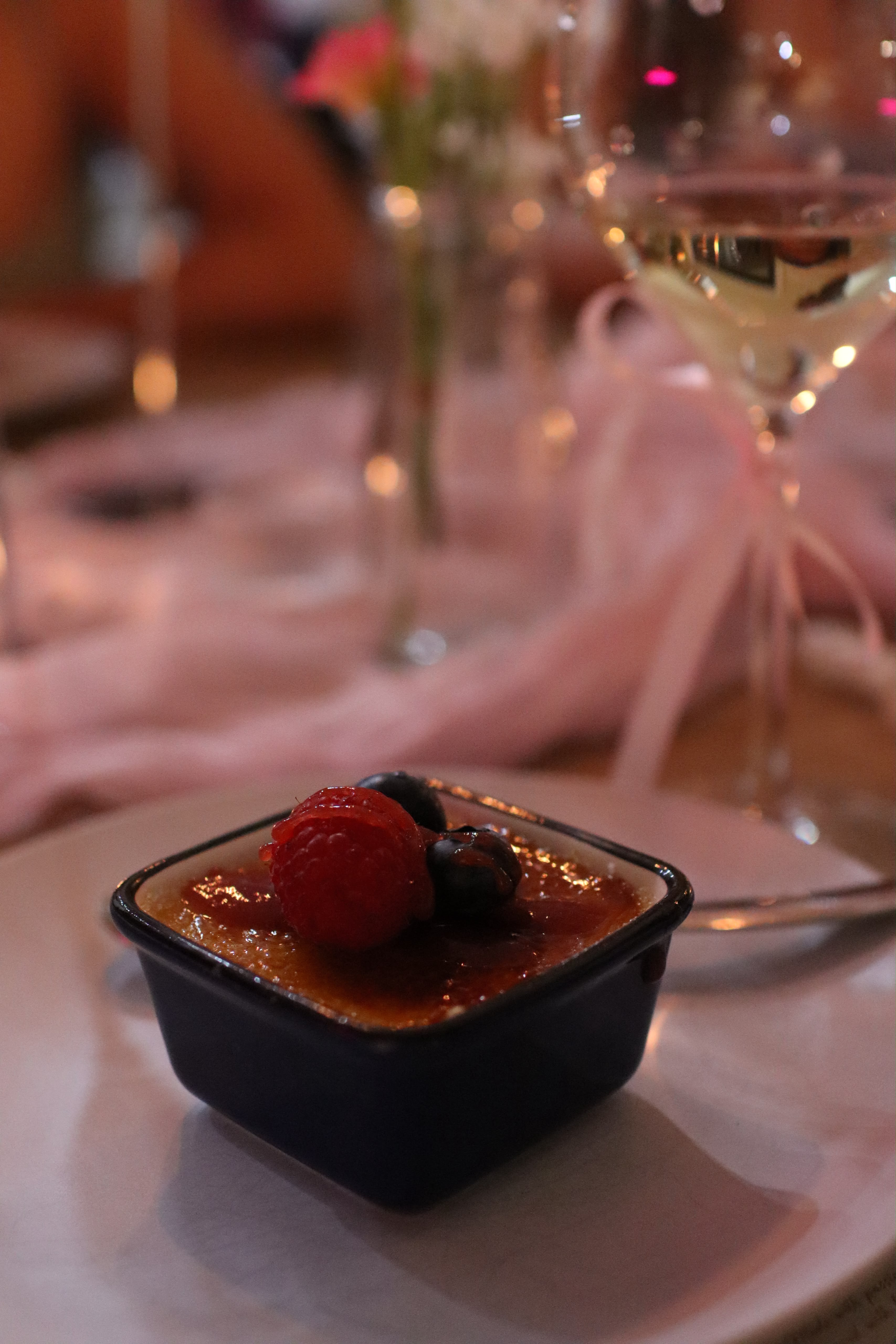 Chef Ben plated dessert